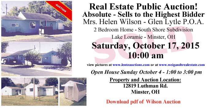 Helen Wilson Auction